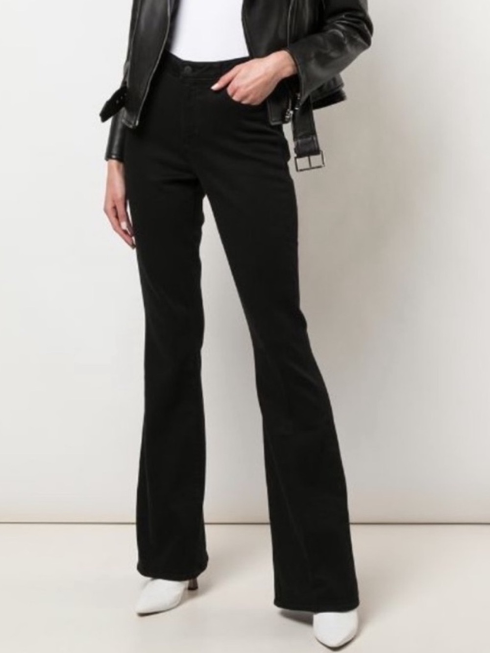 L’AGENCE Jeans Joplin High Rise Noir Flared Pants Sz 24